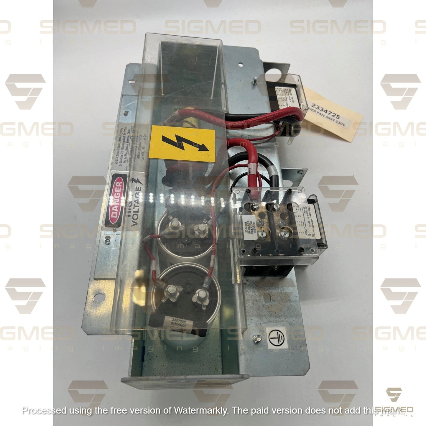 2334725 Power Pan Assembly 550V-Sigmed Imaging-Sigmed Imaging
