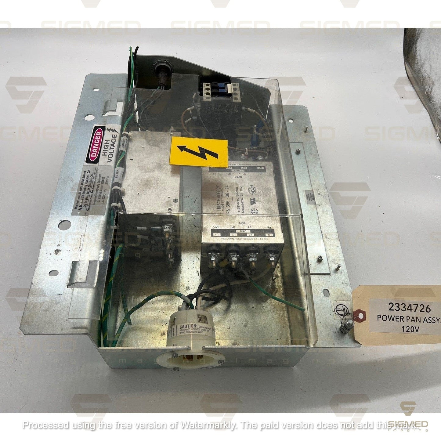 2334726 Power Pan Assembly 120V-Sigmed Imaging-Sigmed Imaging