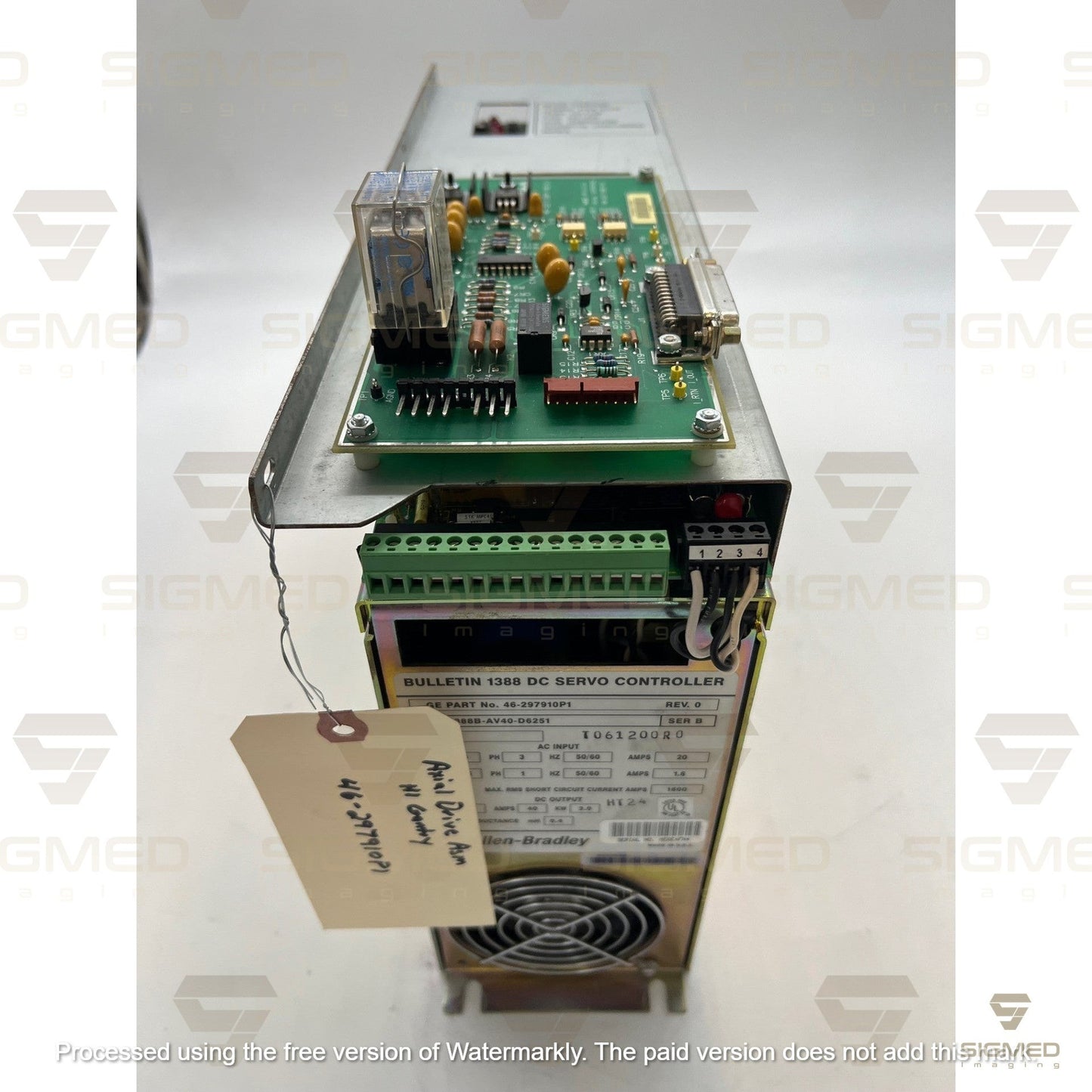 46-297910P1 AXIAL SERVO AMP 150V 40A-Sigmed Imaging-Sigmed Imaging