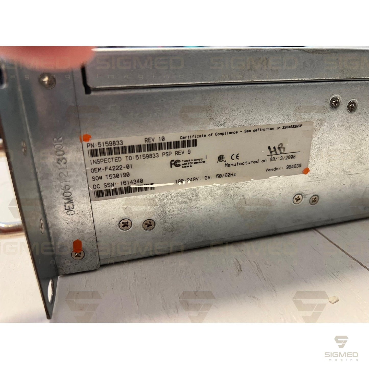 5159833-Jarrell VDARC (Volume Data Acq Recon Control Computer)-Sigmed Imaging-Sigmed Imaging