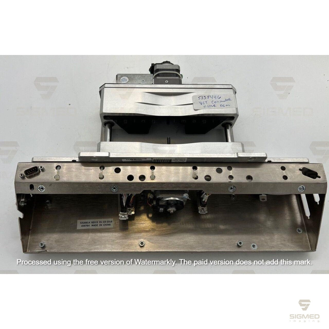 5335446-VCT Collimator Filter Asm-Sigmed Imaging-Sigmed Imaging