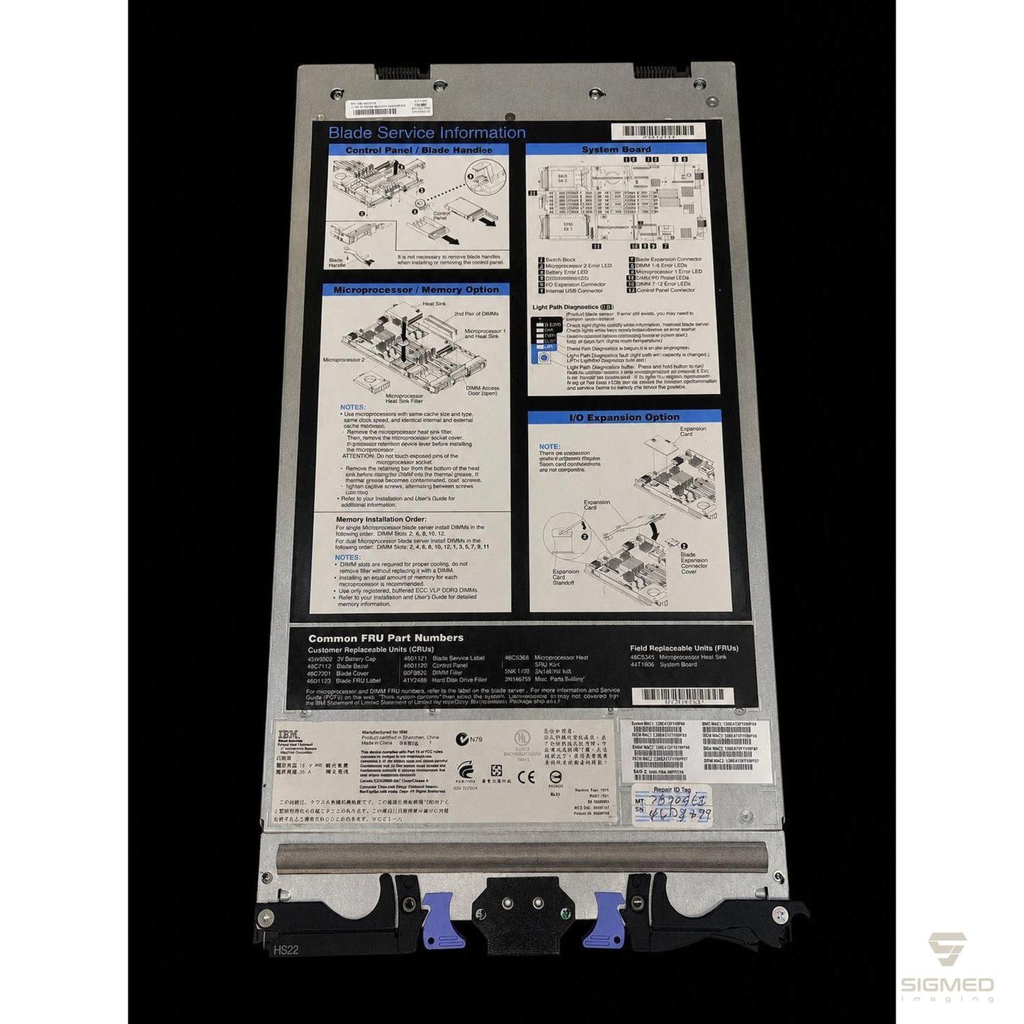 5388773 PPR Assembly W/ Out Disks-Sigmed Imaging-Sigmed Imaging