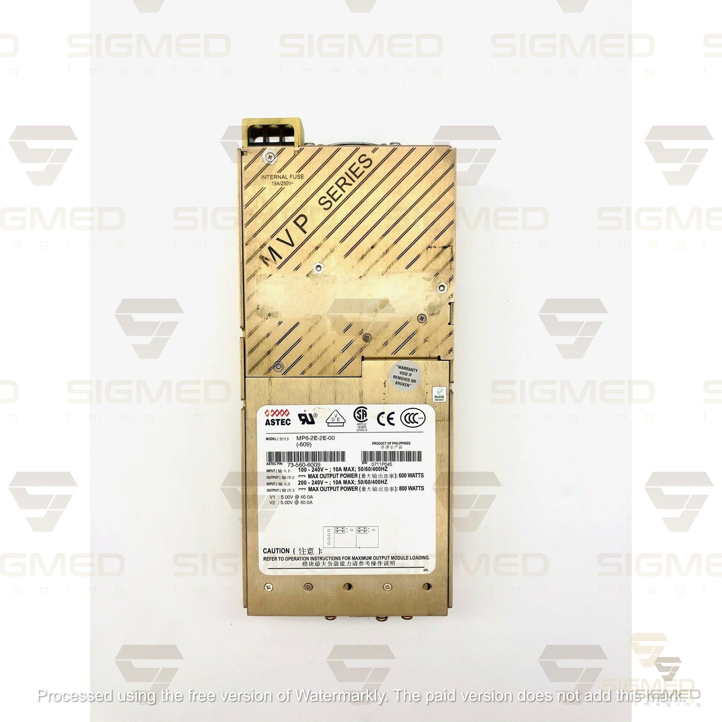 MP6-2E-2E-00 5126617 ASTEC Analog Power Supply-ASTEC-Sigmed Imaging