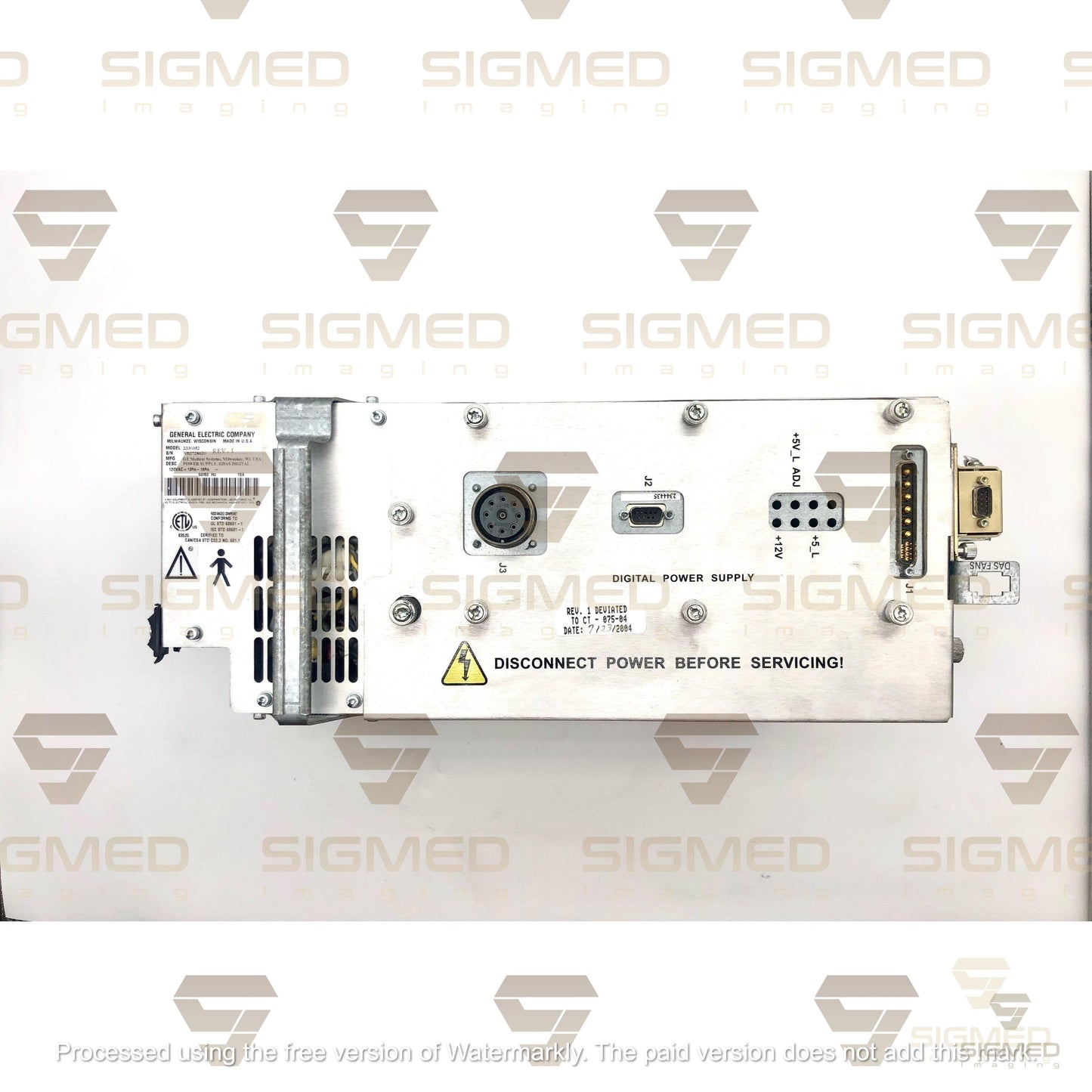 Power Supply GDAS Digital 2330352-GE-Sigmed Imaging