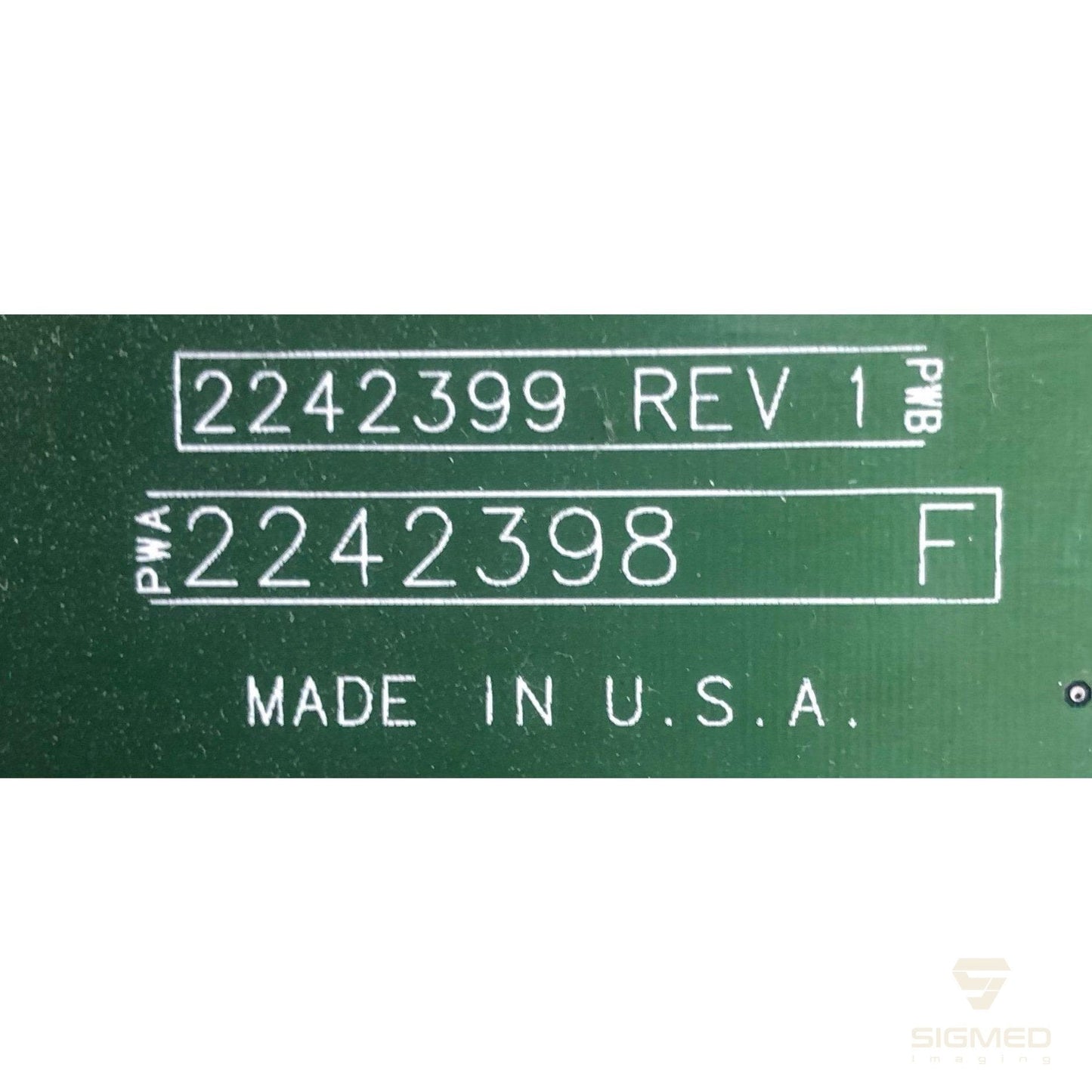 2242398 - 2242399 ECM, ACEM Board for GE PET-GE-Sigmed Imaging