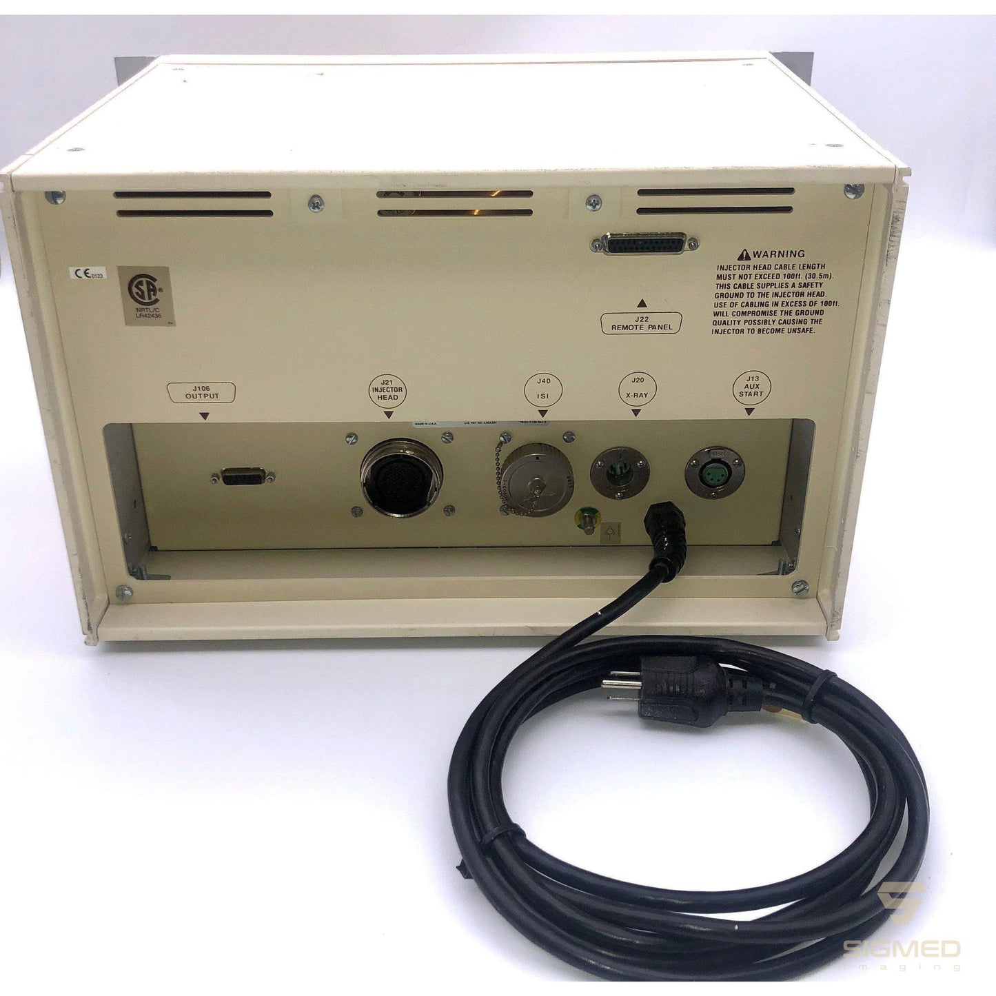 Medrad OP 100 C14RU Injection Sys CT 193457126406-MEDRAD-Sigmed Imaging