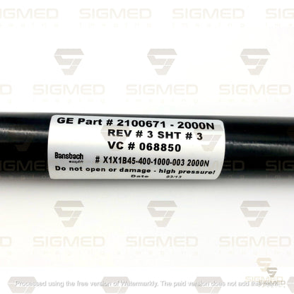 2100671 - 200N (NEW) CT Table Gas Spring for GE CT scanner-GE-Sigmed Imaging
