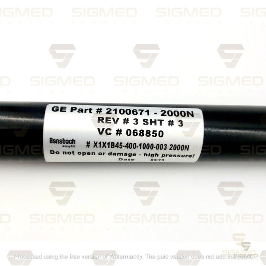 2100671 - 200N (NEW) CT Table Gas Spring for GE CT scanner-GE-Sigmed Imaging
