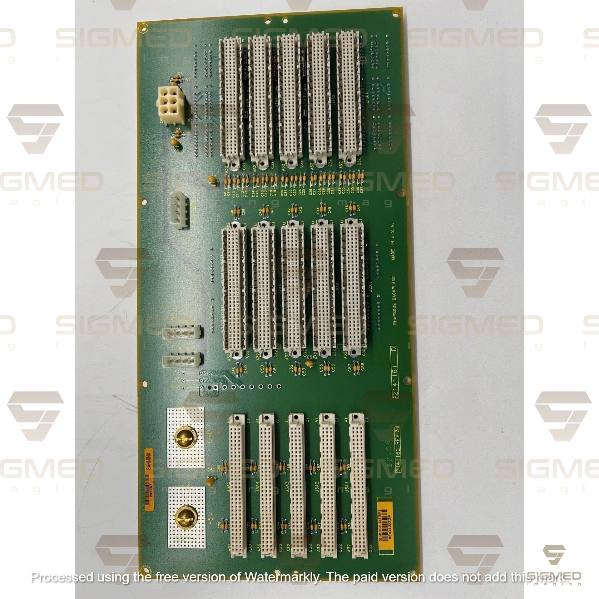 2141161 Rhapsode Backplane-Sigmed Imaging-Sigmed Imaging