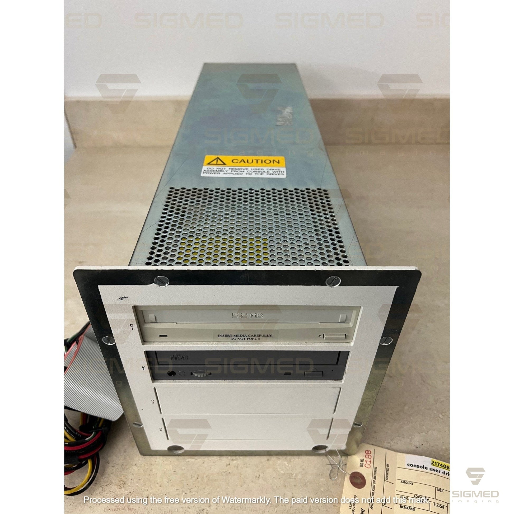 2174061-2- Console User Drive Assembly-Sigmed Imaging-Sigmed Imaging