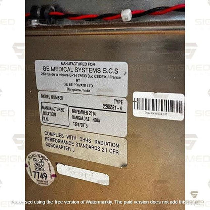 2266521-4 , 2266521-5 Jedi High Voltage Tank with Shields-Sigmed Imaging-Sigmed Imaging