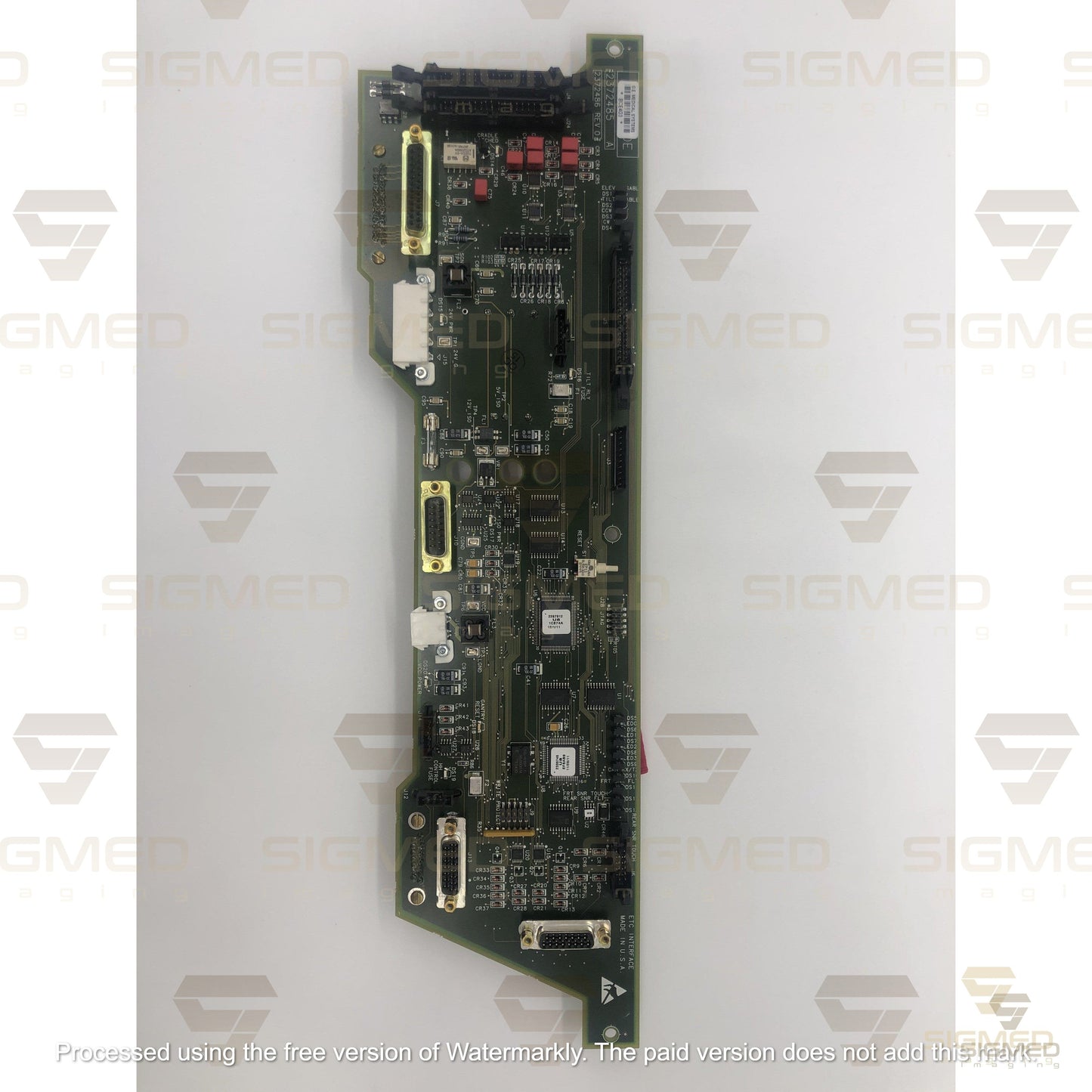 2372485 / 2336447 / 2229871 ETC Interface Board aka IF Board-GE-Sigmed Imaging