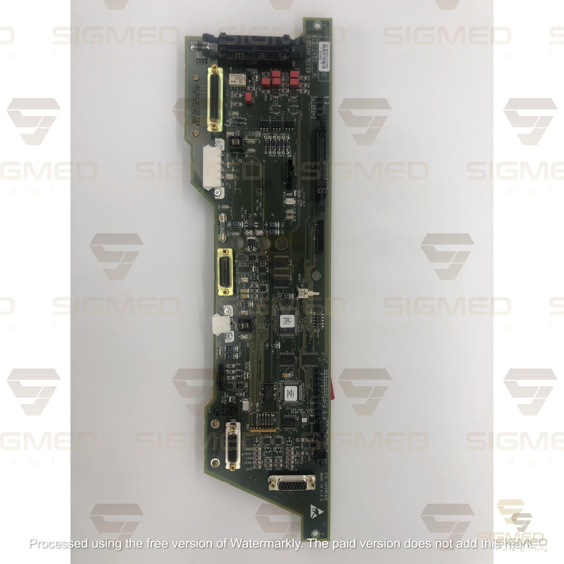 2372485 / 2336447 / 2229871 ETC Interface Board aka IF Board-GE-Sigmed Imaging