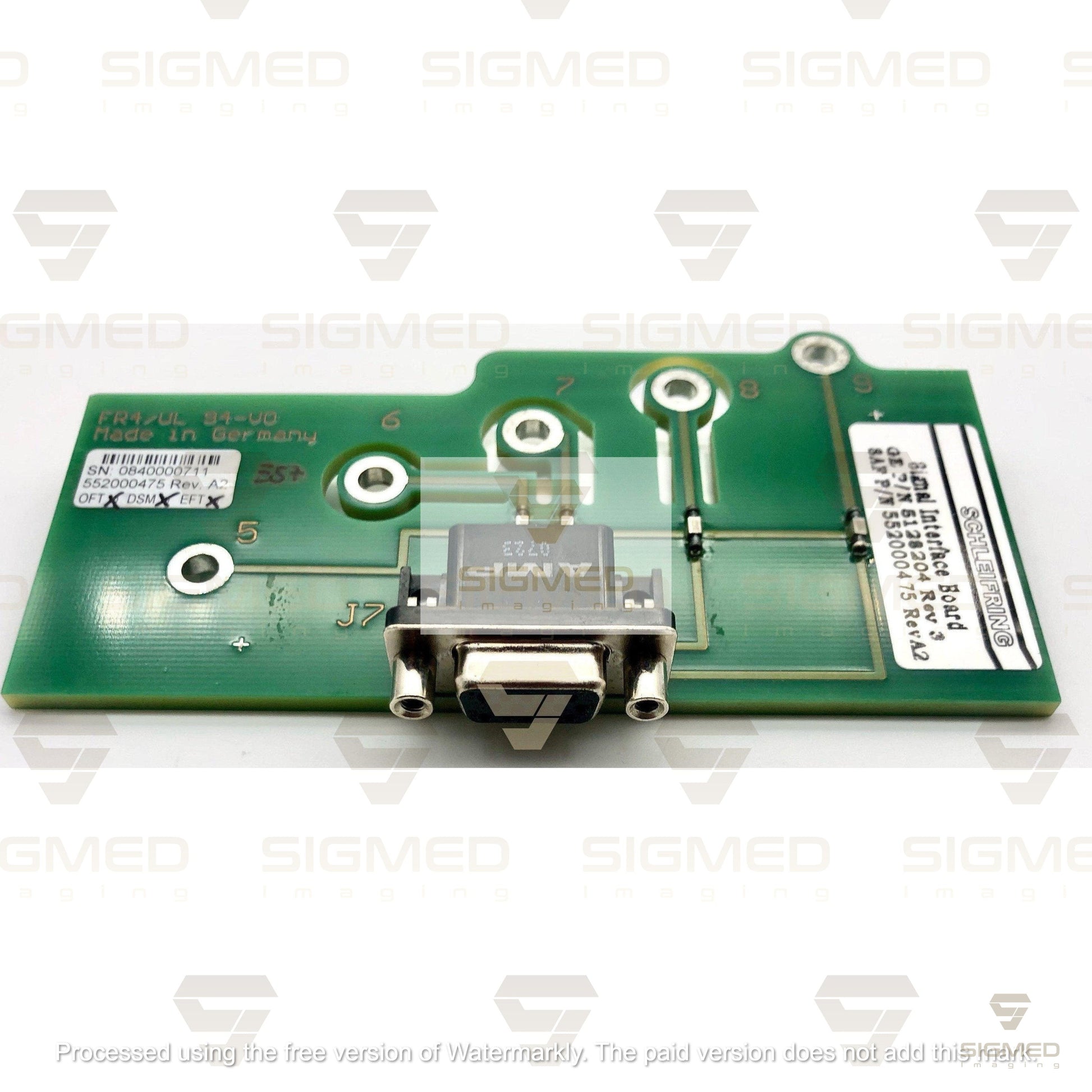 5128204 - VCT Signal Interface-GE-Sigmed Imaging