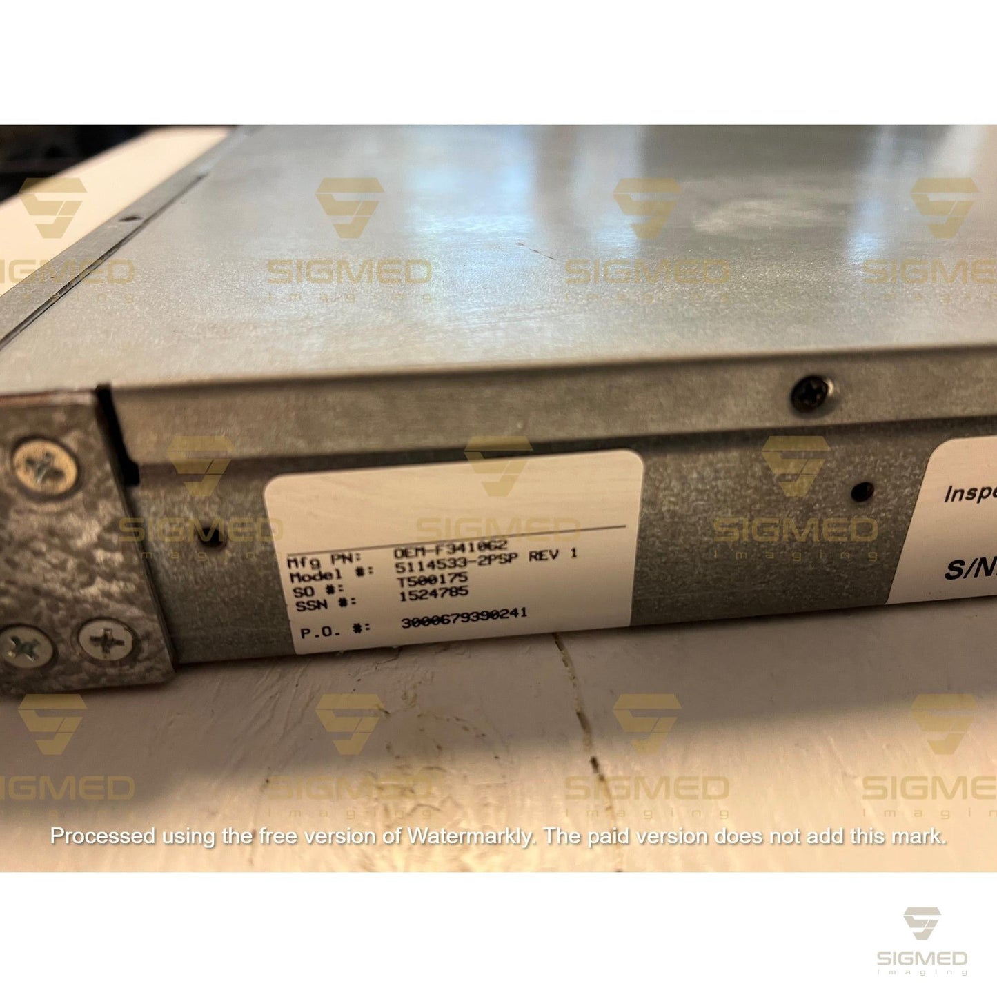 5130811/5130811-3-PET IG Computer(Alt part # 5176467)-Sigmed Imaging-Sigmed Imaging