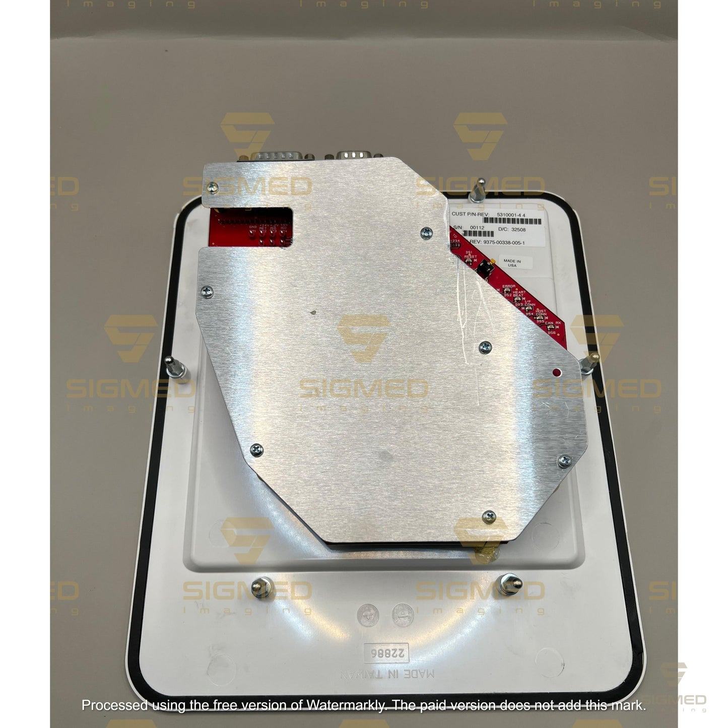 5310001-4 Left Gantry Control Panel-Sigmed Imaging-Sigmed Imaging