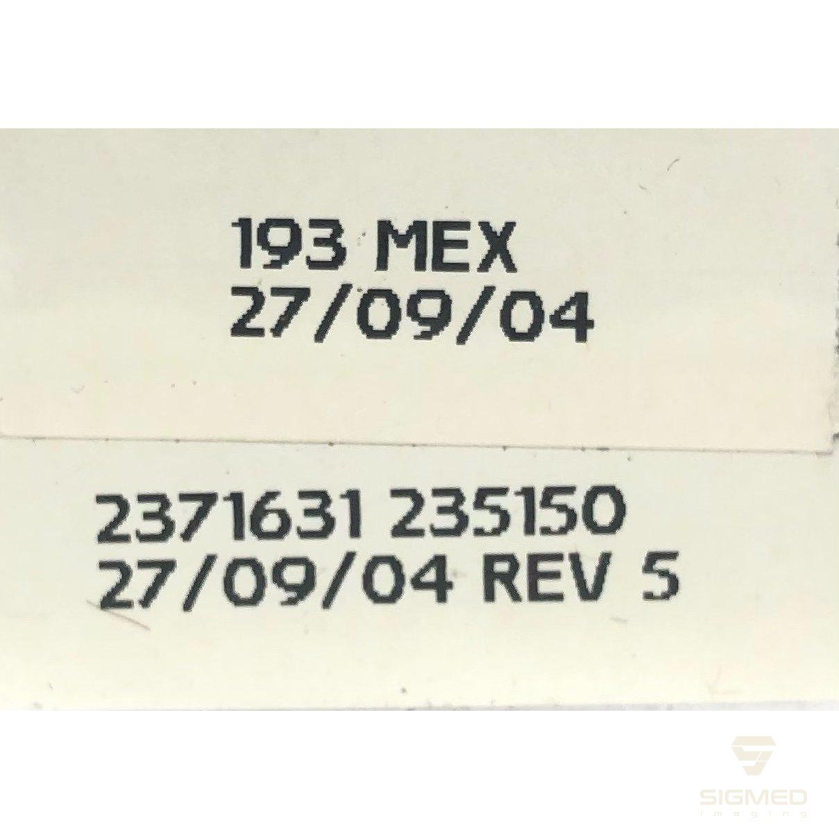 2332630 Backplane Chassis RT ASM-GE-Sigmed Imaging