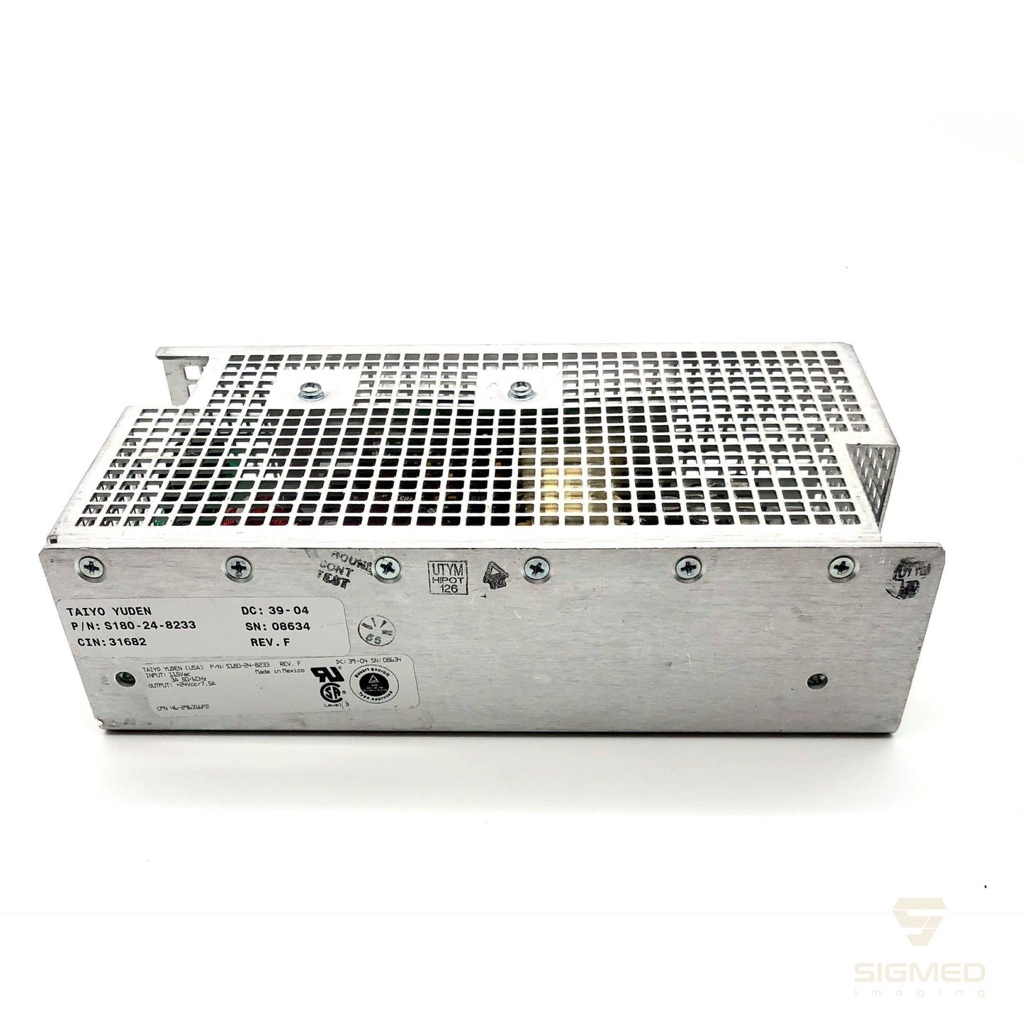 46-296316P2 S180-24-8233 115V/3A 50/60Hz Power Supply for GE CT-GE-Sigmed Imaging