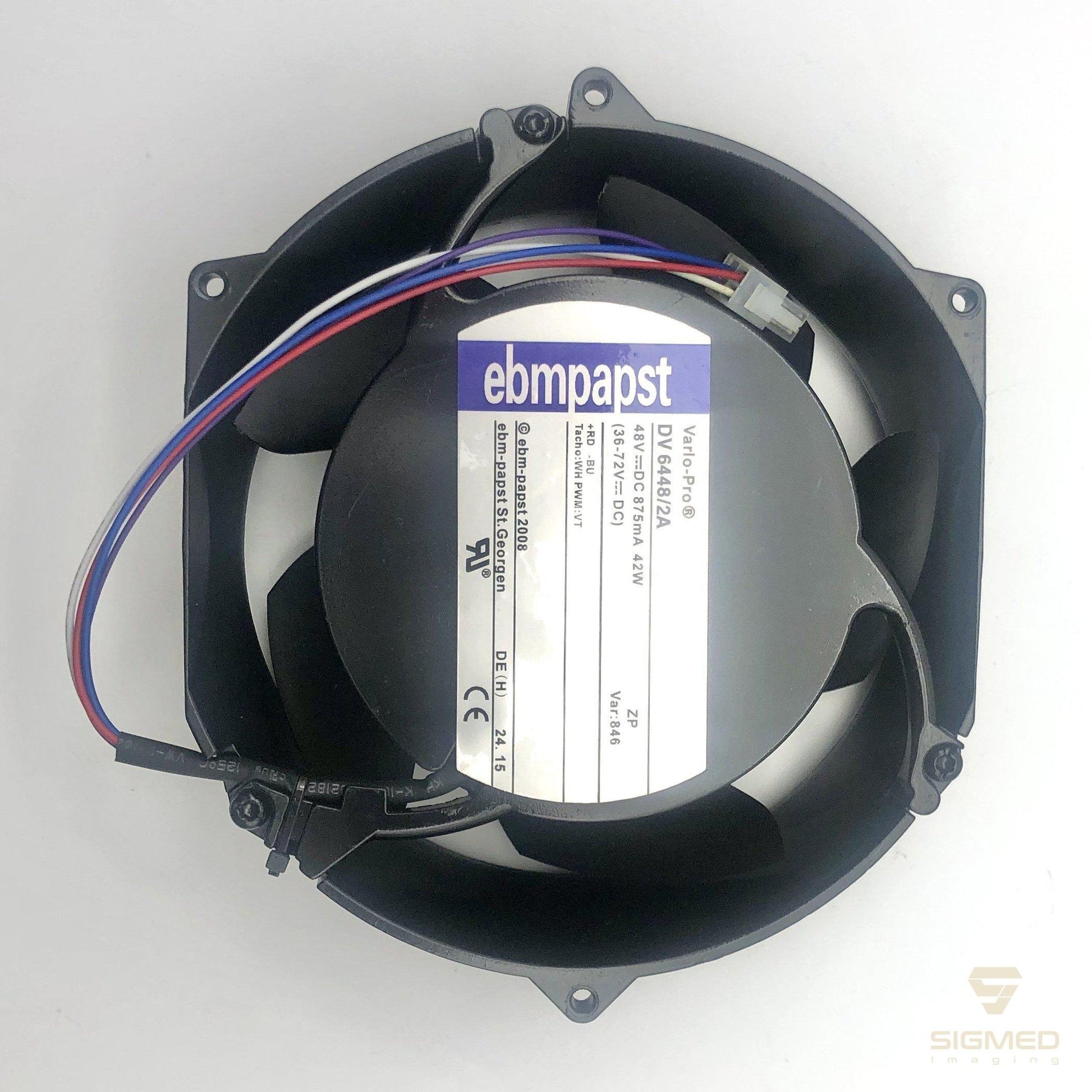 DV6448/2A DC Tubeaxial Fan 48V 985MA 47W-Ebm-Pabst-Sigmed Imaging